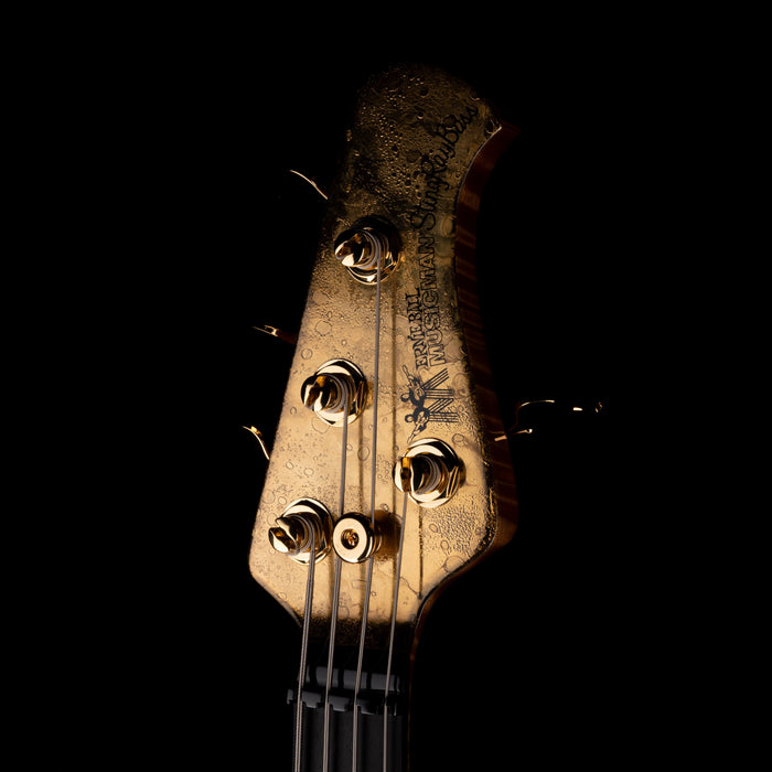 Ernie Ball Music Man Limited Edition 50th Anniversary StingRay Bass Molten Gold with Case