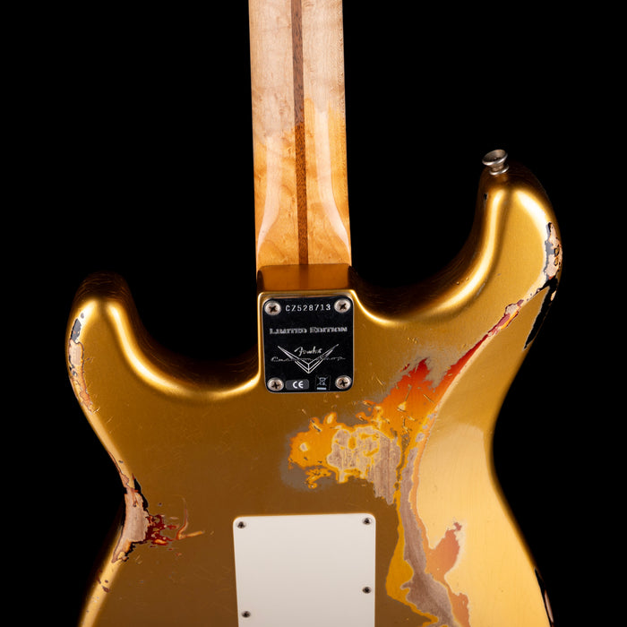 Used 2016 Fender Custom Shop Limited Edition Heavy Relic Mischief Maker Aged Aztec Gold With OHSC