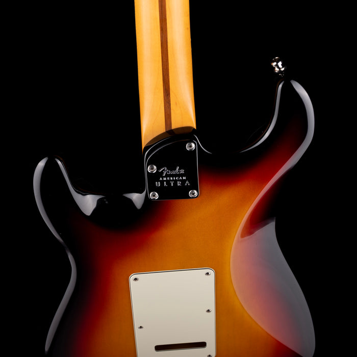 Pre Owned 2023 Fender American Ultra Stratocaster Ultraburst Electric Guitar W OHSC
