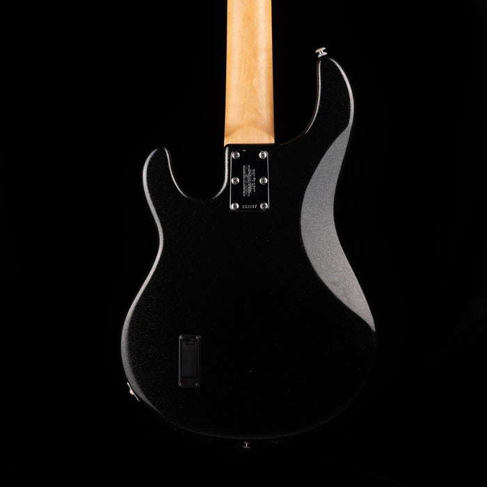 Pre-Owned 2000 Ernie Ball Music Man Sting Ray 5 H - Black Sparkle With OHSC