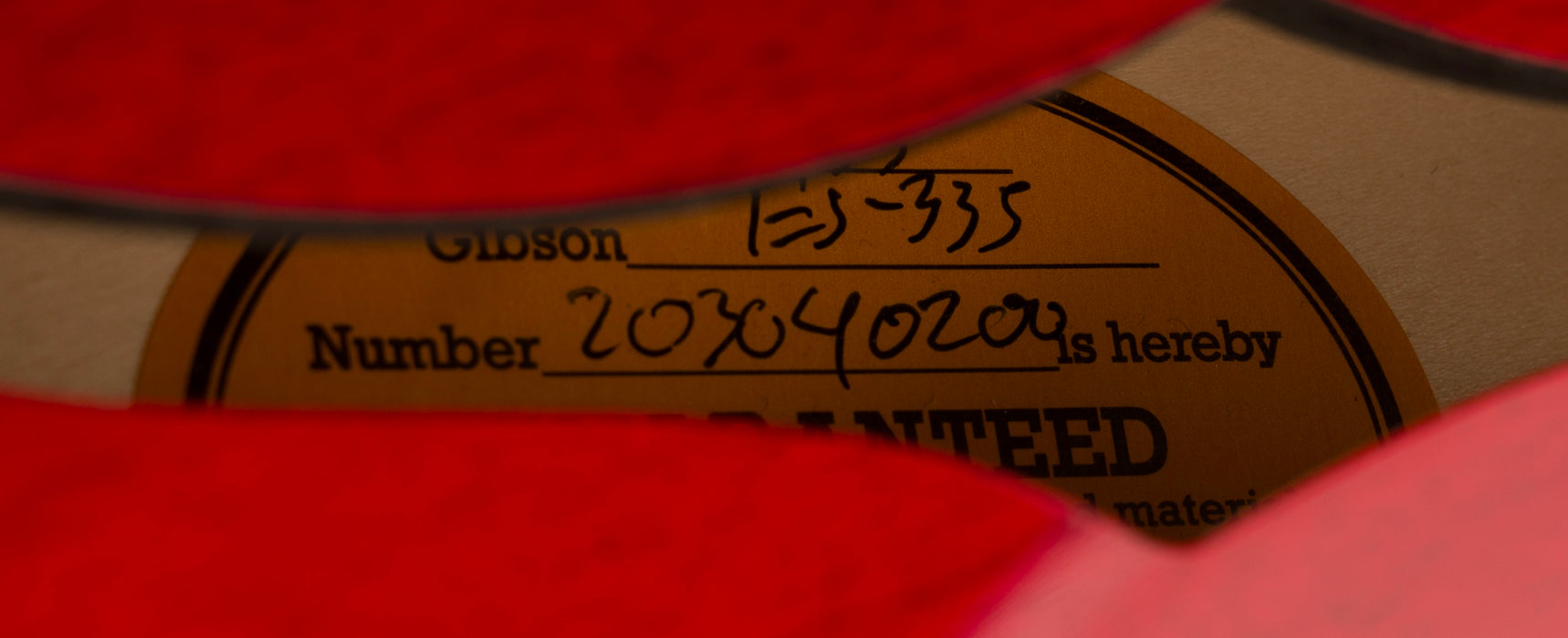 Gibson ES-335 Sixties Cherry Electric Guitar With Case