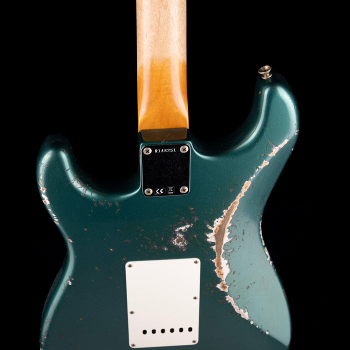 Fender Custom Shop 1962 Stratocaster Heavy Relic Sherwood Green Metallic Over Charcoal Frost Metallic