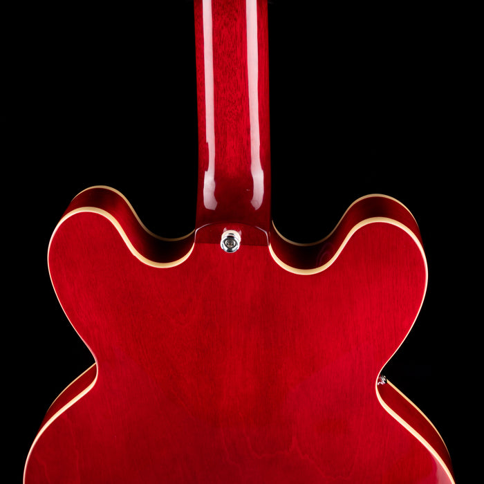Pre-Owned 2008 Epiphone Dot Left Handed With Bigsby Cherry With Case