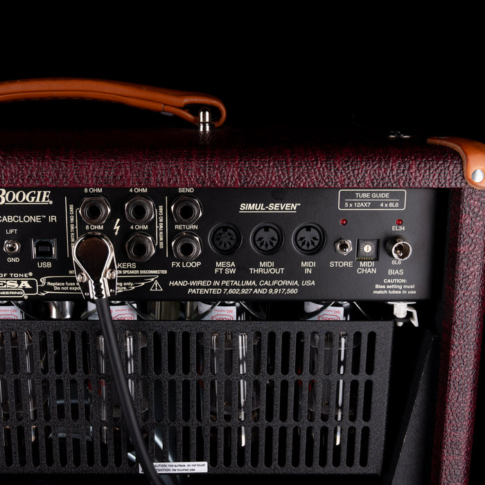 Used Mesa-Boogie Mark VII Custom Vintage Bordeaux Bronco 1x12" Guitar Amp Combo With Footswitch