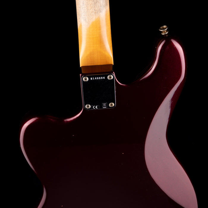 Fender Custom Shop  60's Bass VI Maple Journeyman Relic Oxblood