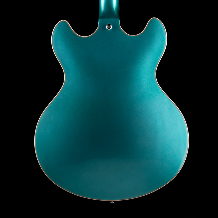 Used D’Angelico Premier DC Semi Hollowbody Turquoise With Gig Bag