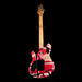 EVH Limited Edition Wolfgang Special Striped Series Aged Red, Black, and White with Gig Bag