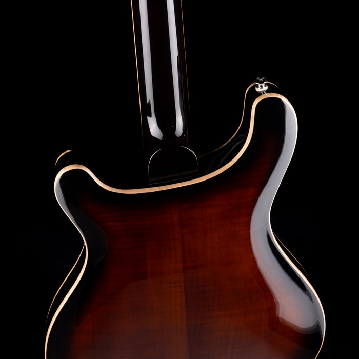 Used 2022 PRS SE Hollowbody II Piezo Black Gold Burst With OHSC