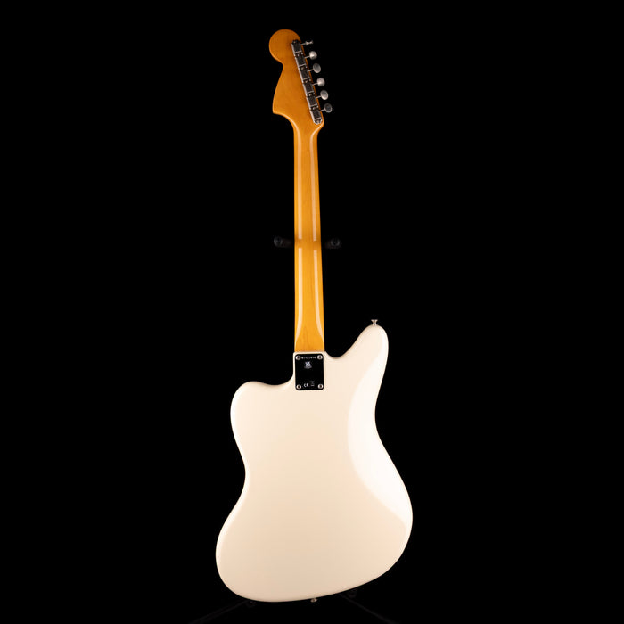 Pre Owned Fender Artist Series Johnny Marr Jaguar Olympic White With OHSC