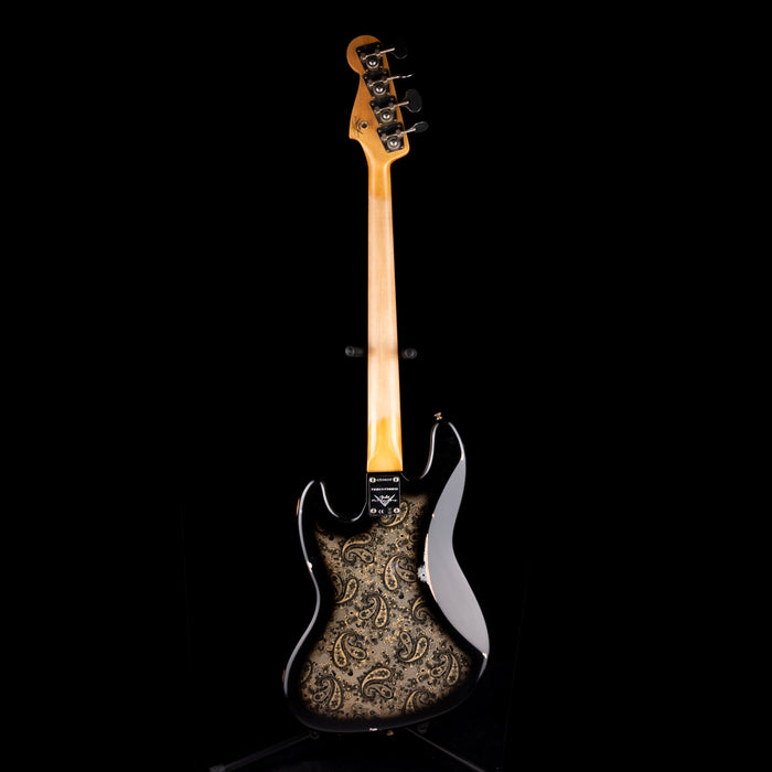 Fender Custom Shop Limited Edition Black Paisley Jazz Bass With Case