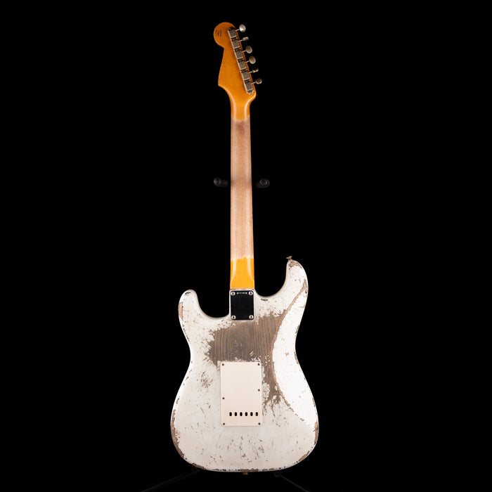 Fender Custom Shop Masterbuilt Jason Smith 1962 Stratocaster Heavy Relic Olympic White over 3-Tone Sunburst With Case