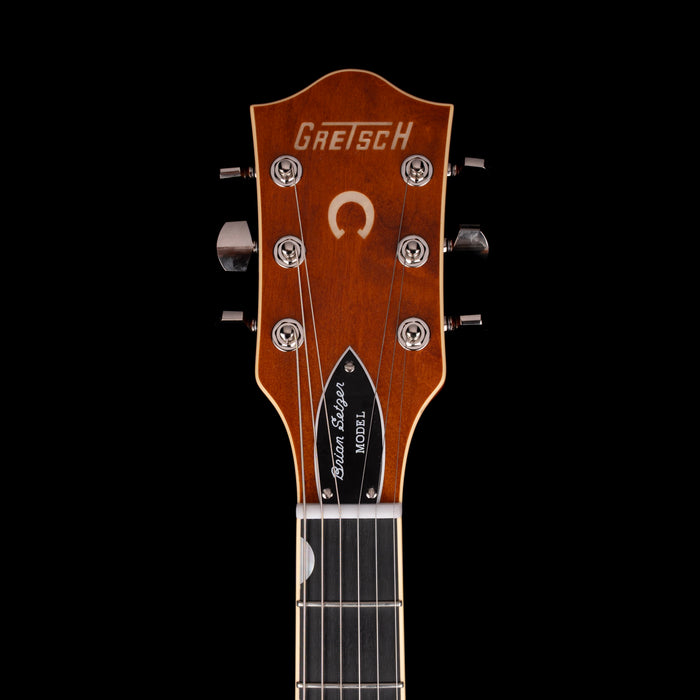 Gretsch G6120T-BSSMK Brian Setzer Signature Nashville Hollow Body '59 "Smoke" Orange with Case