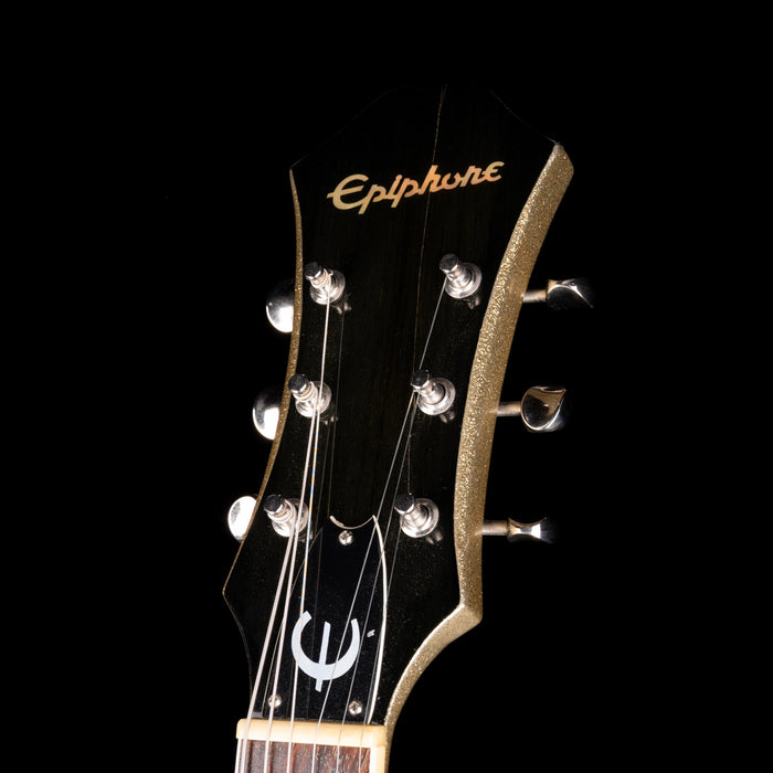 Pre-Owned 1997 Epiphone Casino SF Silver Metal Flake With Gig Bag