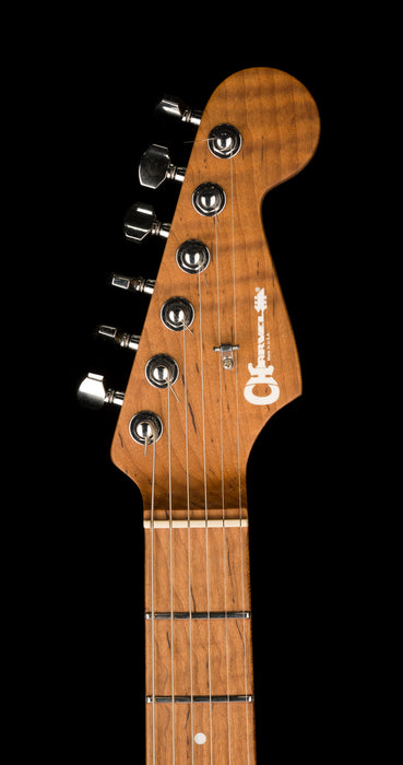 Used Charvel USA Select DK24 HH 2PT CM Caramelized Flame Oxblood With Case