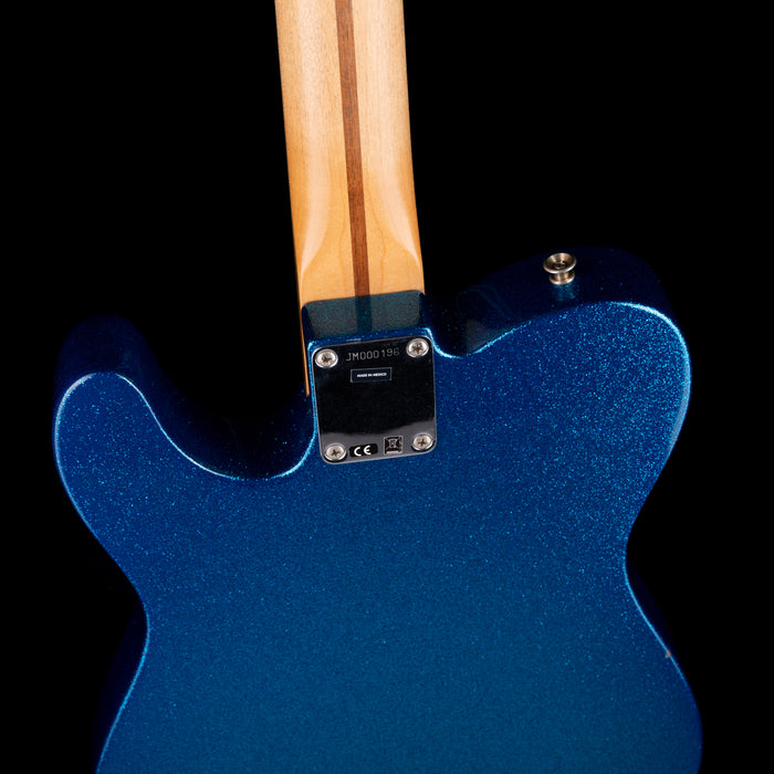 Pre-Owned Fender J Mascis Telecaster Bottle Rocket Blue Flake With Gig Bag