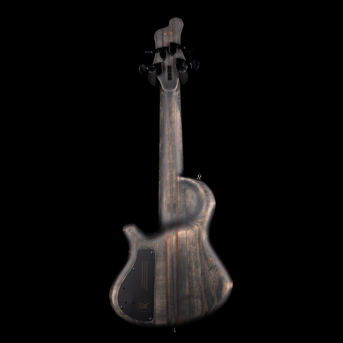 Mayones Cali 4 Bass Buckey Burl Antique Black with Case