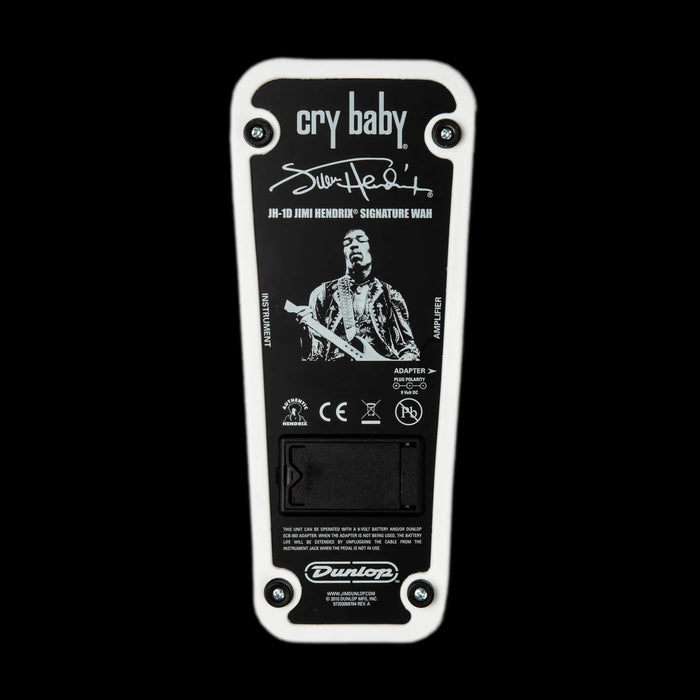 Dunlop JH1D Jimi Hendrix Wah Pedal Bottom