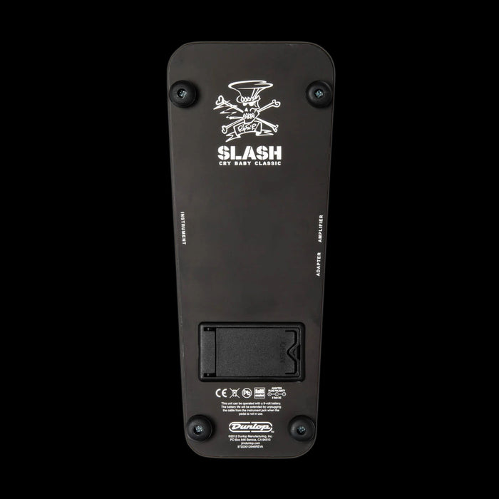 Dunlop Slash SC95 Cry Baby Wah Wah Guitar Pedal Bottom