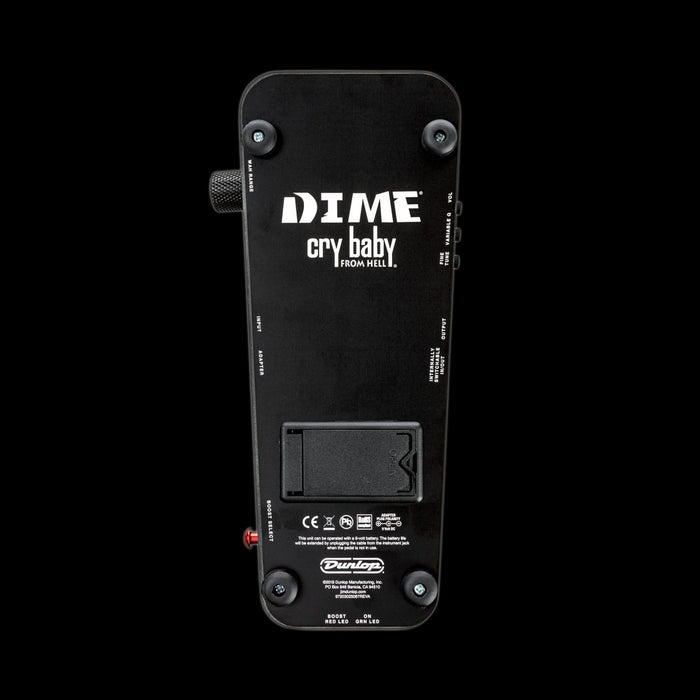 Dunlop DB01B Dimebag Crybaby From Hell Wah Wah Guitar Effect Pedal Bottom 