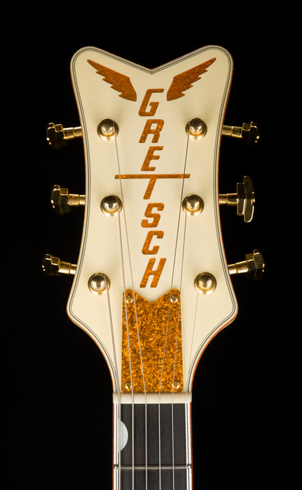 Pre Owned 2018 Gretsch G6134T-58 Vintage Select White Penguin With OHSC -  Serial # JT18083318