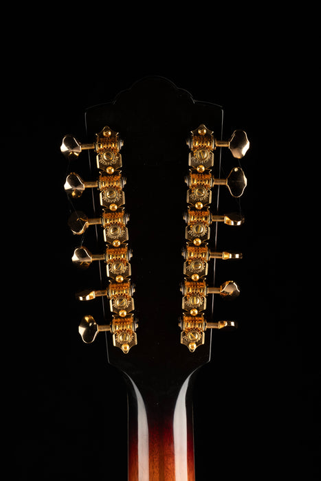 Pre Owned 2023 Guild F-512 12-String Acoustic Electric Guitar Antique Sunburst With OHSC