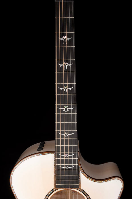 Used Taylor Custom Grand Auditorium C14ce Whitepearl Burst Catch Event # 22 With Case