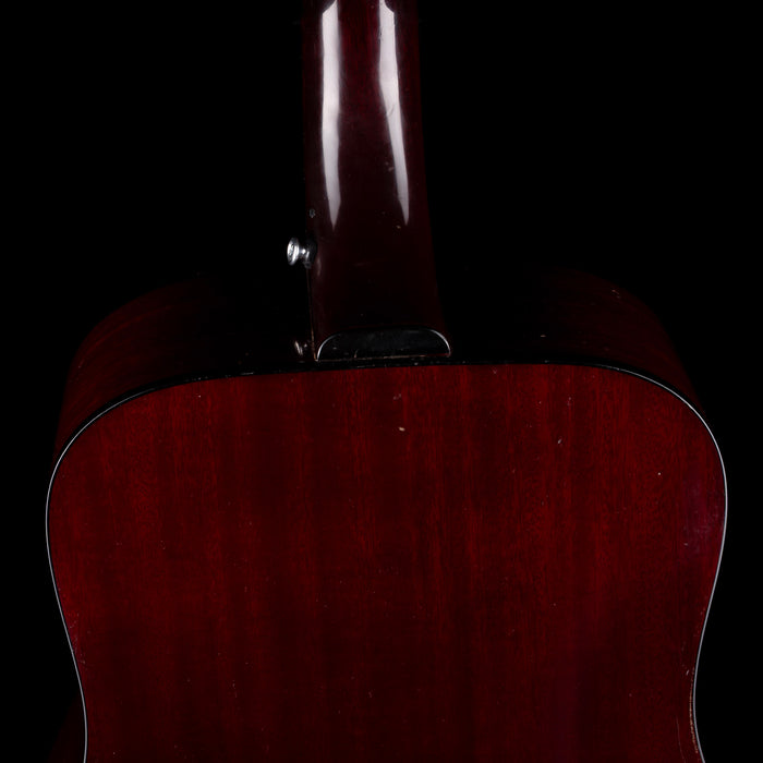 Vintage 1977 Guild D-25 Cherry Acoustic Guitar With OHSC