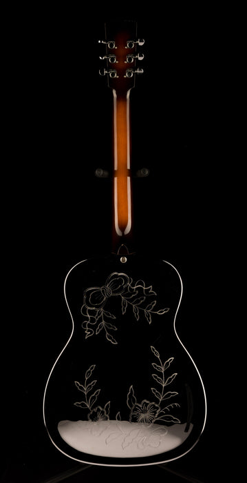 Pre Owned 1996 Dobro DM 36 "Rose" Model Chrome Resonator With Gig Bag