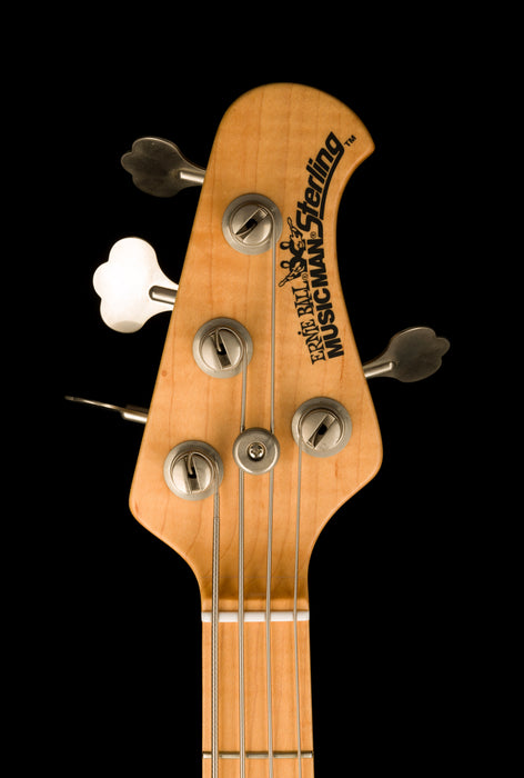 Pre Owned Ernie Ball Music Man Sterling 4-String Pearl Blue Bass With Case