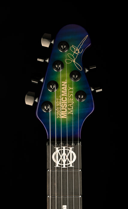 Ernie Ball Music Man BFR Majesty Arctic Aurora With Mono Softshell Case