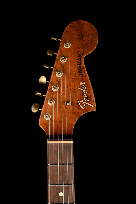 Fender Custom Shop Roasted 1962 Jaguar Journeyman Relic Wide Fade 2-Tone Sunburst With Case