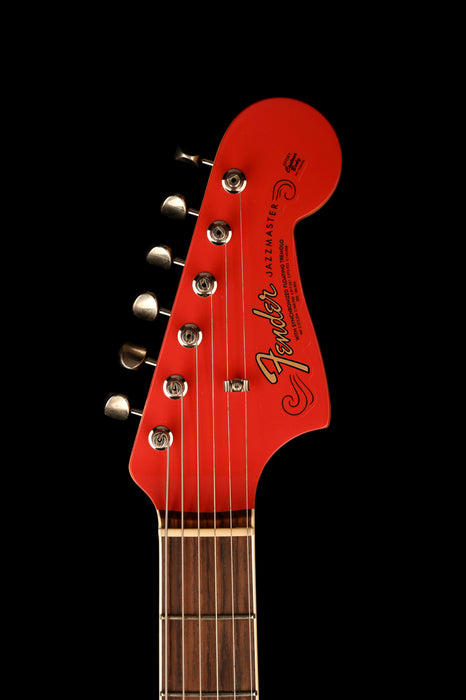 Pre Owned 2016 Fender American Design 1962 Vintage Reissue Jazzmaster Fiesta Red With OHSC