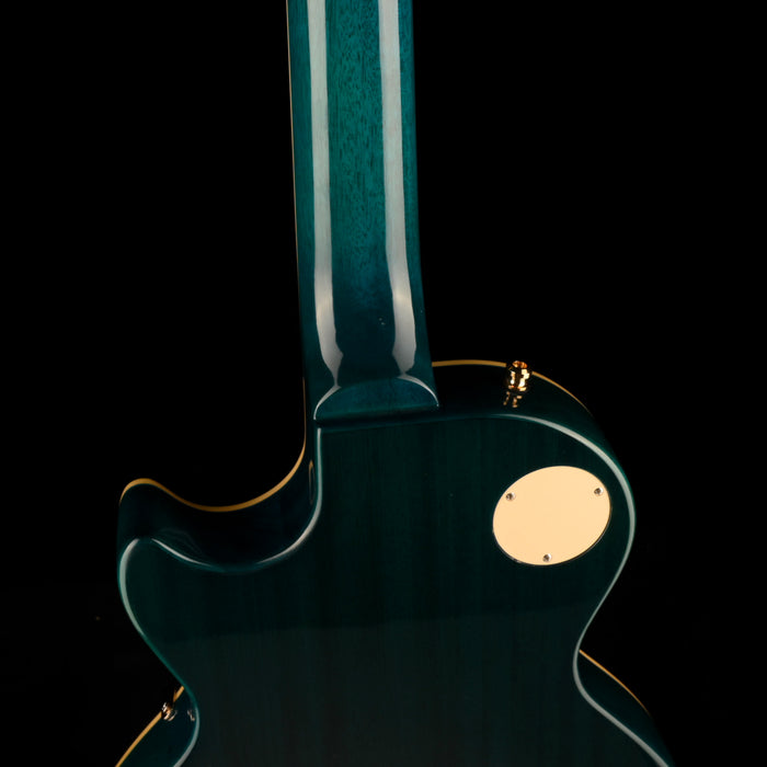 Pre Owned Epiphone Les Paul ‘60s Quilt Top Trans Blue With Gig Bag