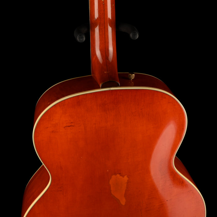 Vintage 1956 Gretsch G6022 Rancher Acoustic Guitar Orange Stain With OHSC