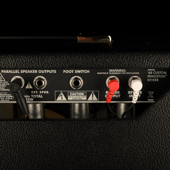 Used Fender '68 Custom Princeton Reverb With Celestion Greenback Guitar Amp Combo