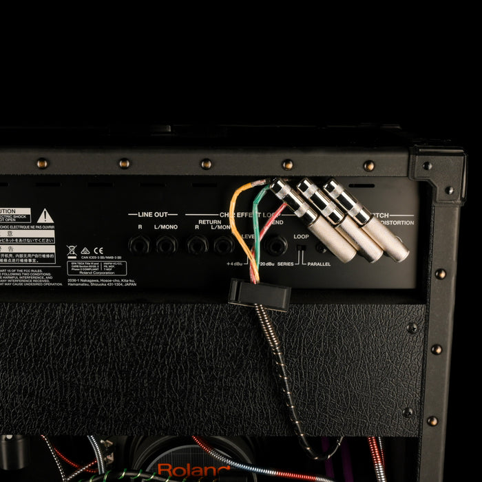 Pre Owned Roland Cube JC-120 Guitar Amp Combo With Footswitch and Cover - Z2M6777