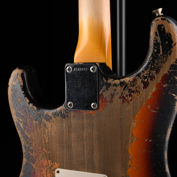 Fender Custom Shop Masterbuilt Jason Smith 1960 Stratocaster Ultimate Relic 3-Tone Sunburst With Case