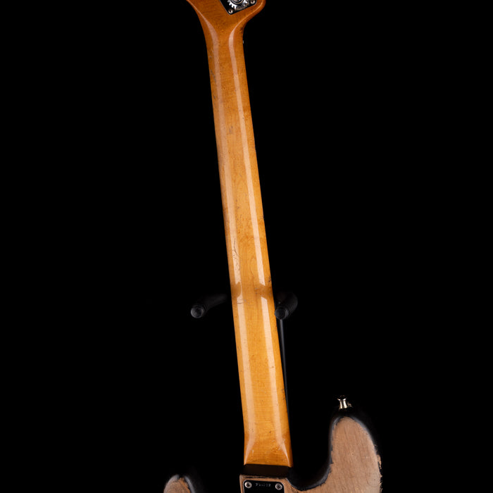 Vintage 1966 Fender Precision Bass Refinished With Custom Artwork With Case