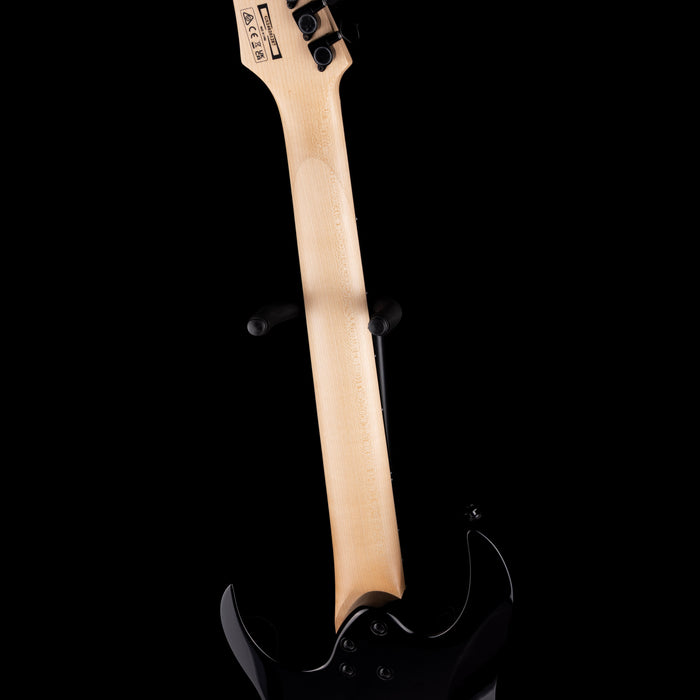 Used Ibanez GIO GRG7221QA 7-String Electric Guitar Trans Black With Gig Bag