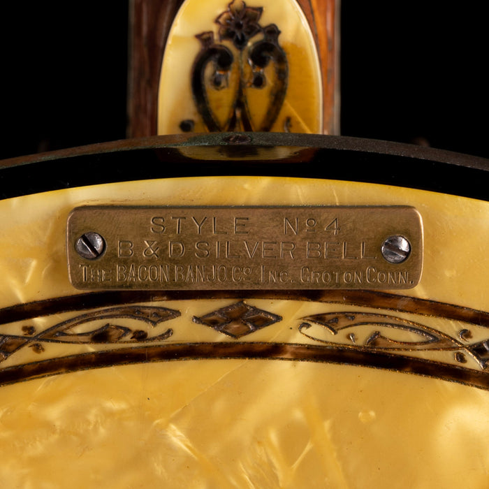 Vintage 1930's Bacon and Day Montana Silver Bell Style No. 4 Tenor Banjo with OHSC - Frank Ovanin Collection