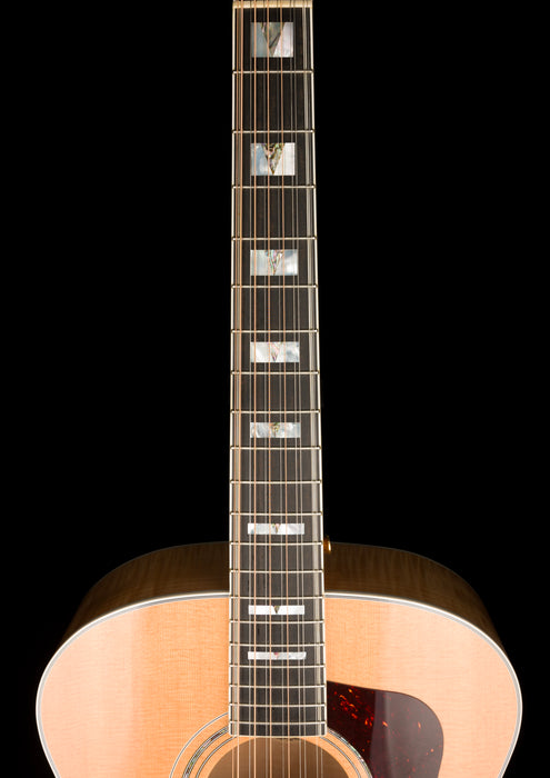 Pre Owned Guild F-512 Maple Blonde 12-String Acoustic Electric Guitar With OHSC