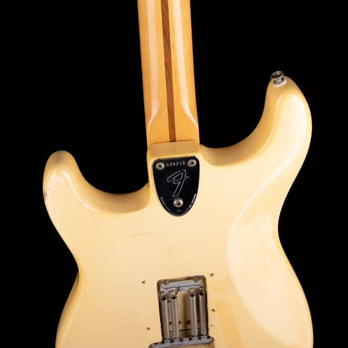 Vintage 1974 Fender Stratocaster Maple Fingerboard Olympic White With OHSC
