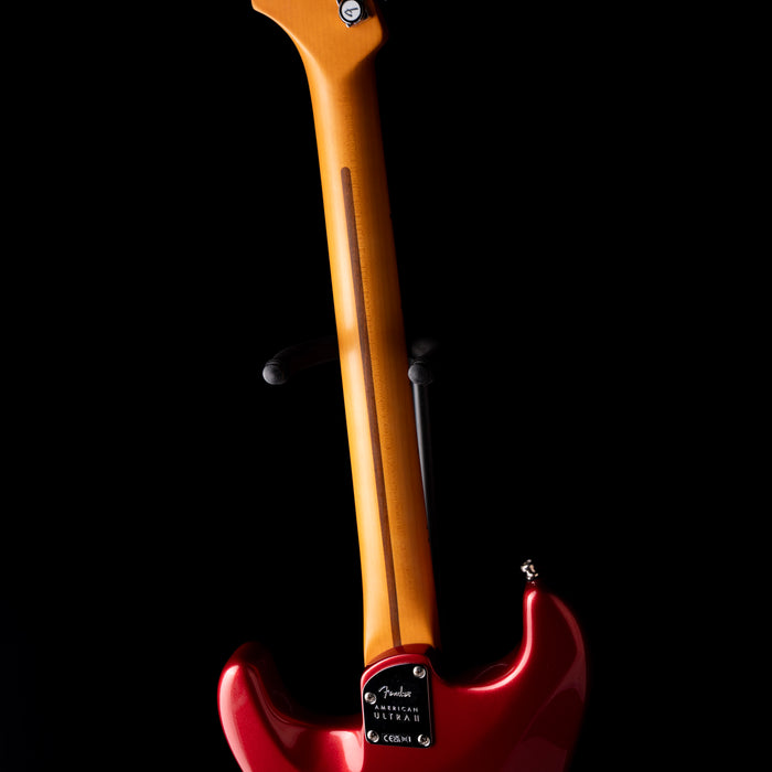 Used 2024 Fender American Ultra II Stratocaster HSS Sinister Red with OHSC
