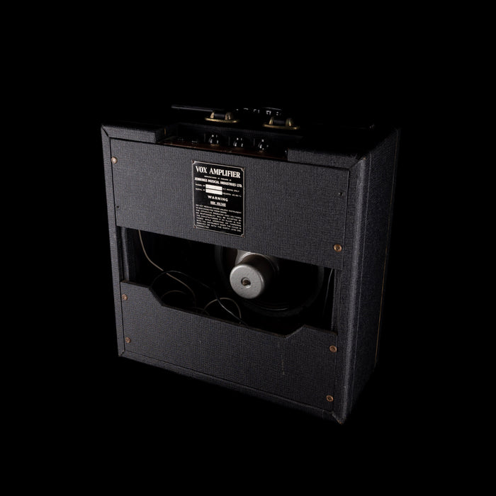 Vintage 1963 Vox AC-4 1x8" Guitar Amp Combo JMI With Original Footswitch Black