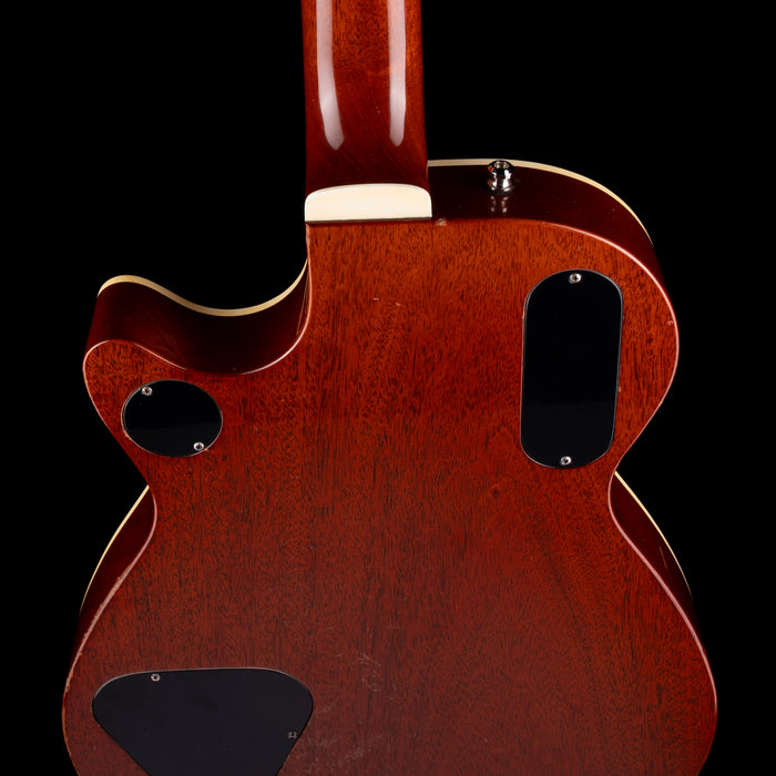 Pre Owned 2015 Gretsch Custom Shop G6128CS 1959 Duo Jet Relic Champagne Sparkle With OHSC