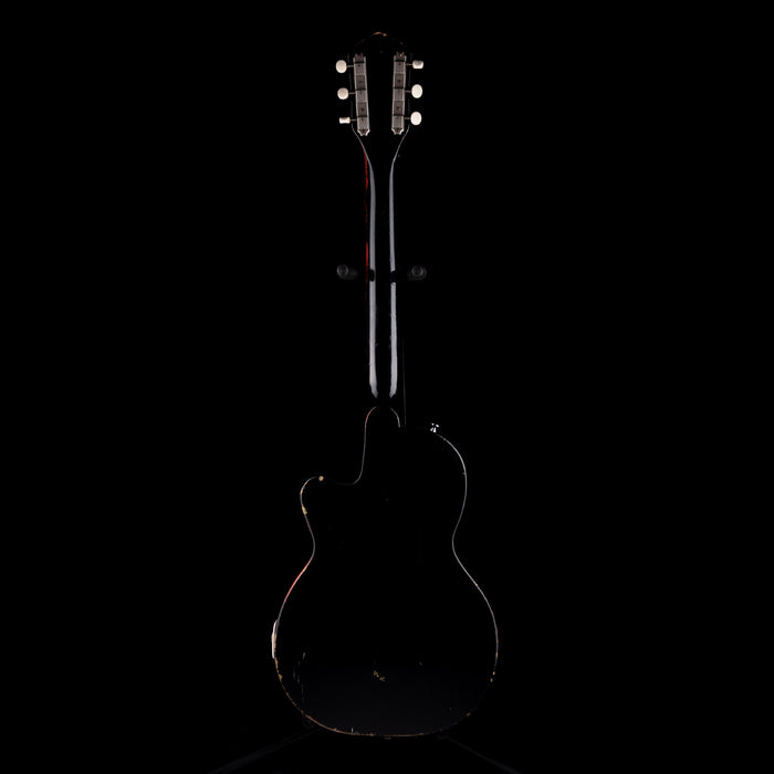 Vintage 1954-58 Kay K-136 Black & White Electric Guitar with Gig Bag