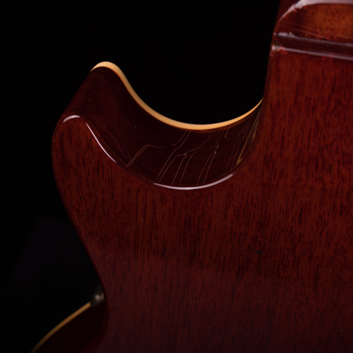 Pre Owned 2018 Gibson Custom Shop Tom Murphy Painted & Aged 1960 Les Paul Standard Reissue Dirty Lemon Burst With OHSC