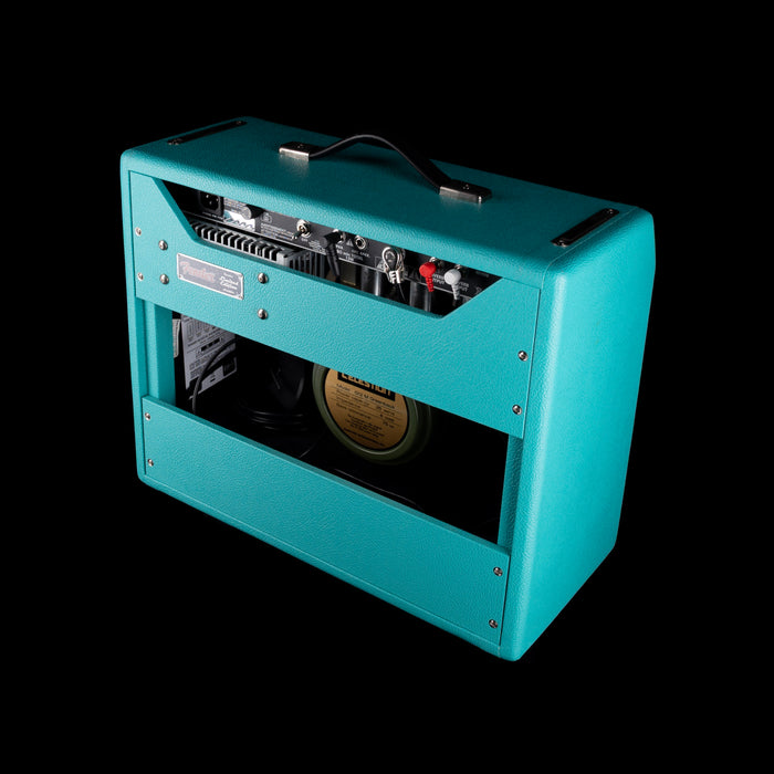 Used Fender '68 Custom Princeton Reverb Surf Green Guitar Amp Combo with Footswitch