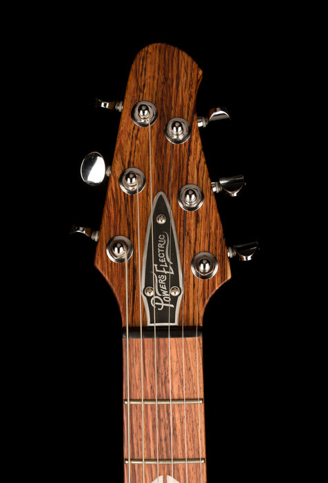 Powers Electric A-Type Select Wild Honey Burst Firestripe Pickguard With Softshell Case