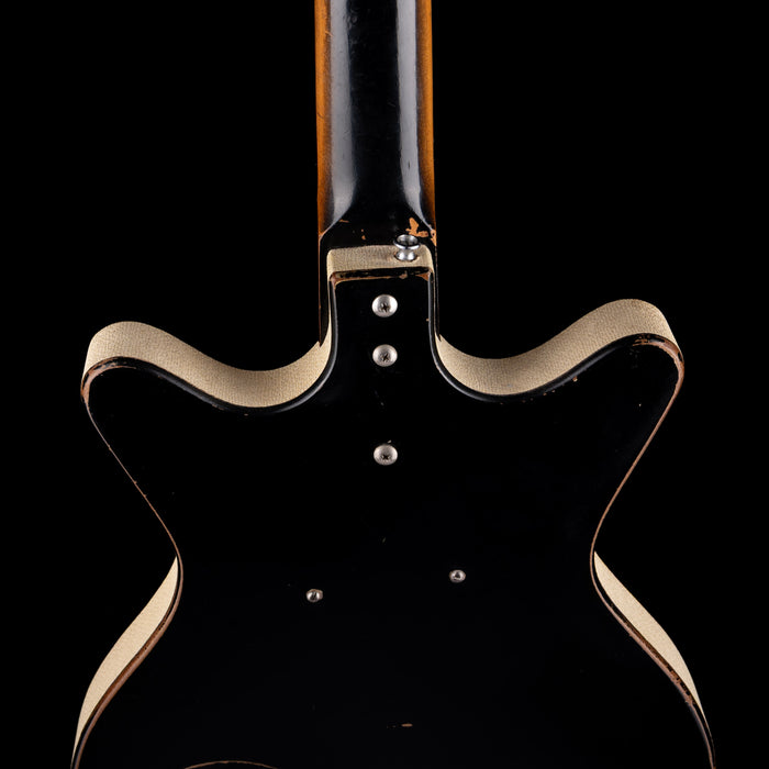 Vintage Danelectro 1959-62 U1 Model 3011 Black With OHSC